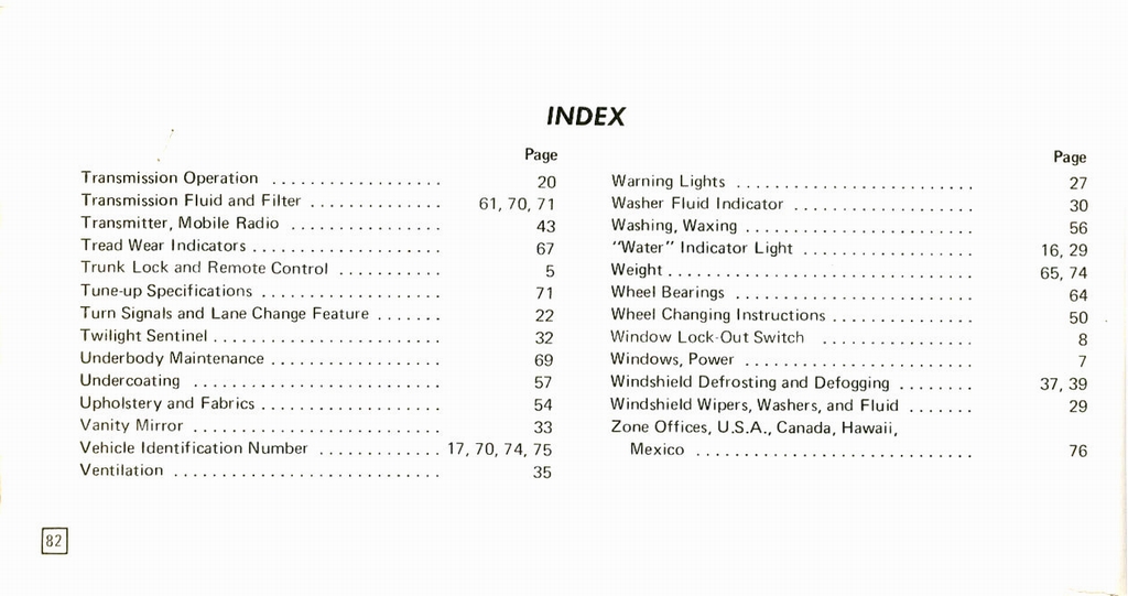 1973 Cadillac Owners Manual Page 26